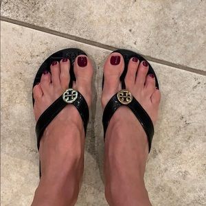 Tory Burch water flip flops